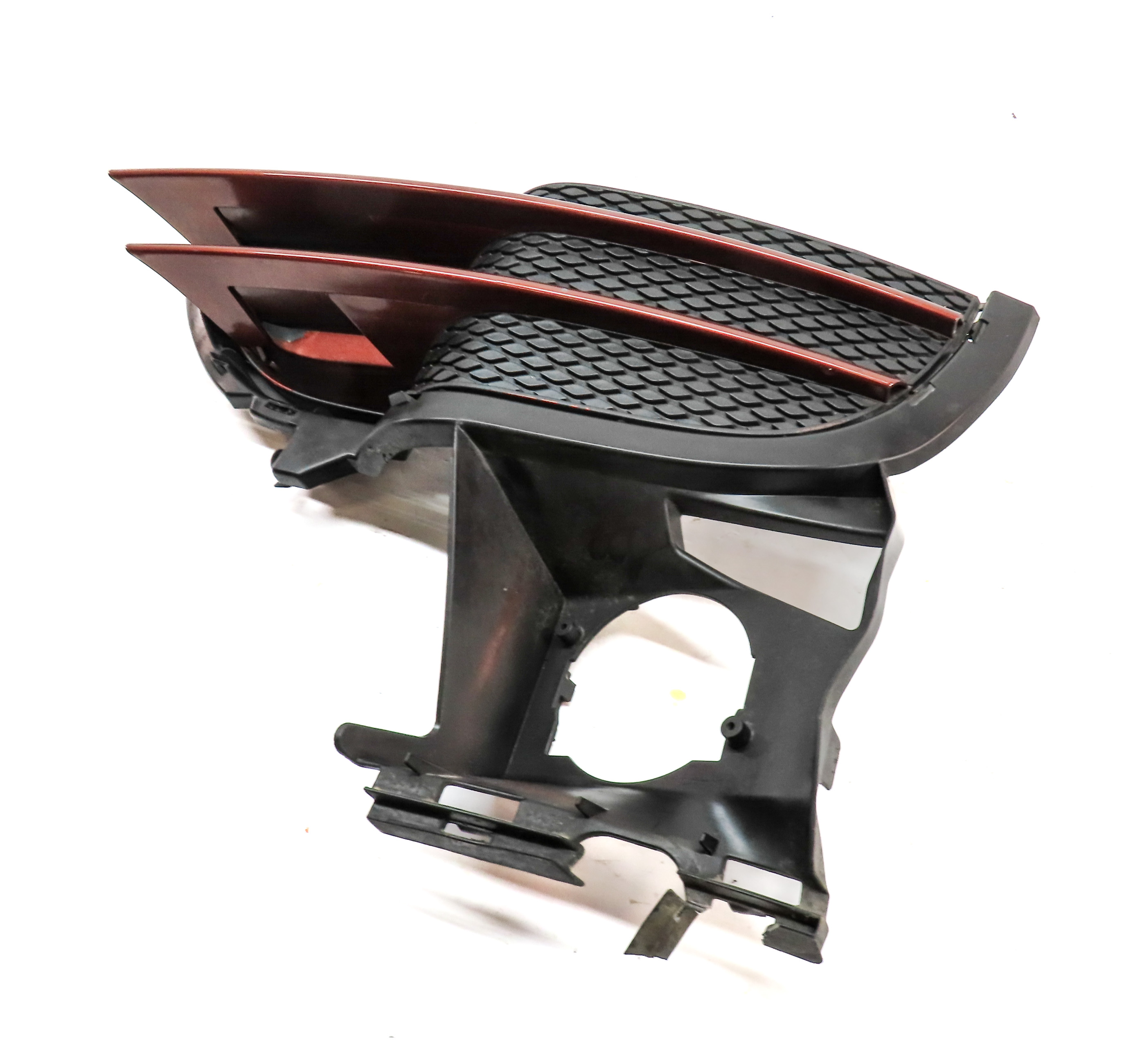 11-14 PORSCHE CAYENNE S 958 LEFT FRONT DRIVER LOWER BUMPER GRILLE TRIM (Auburn) — exact item pictured